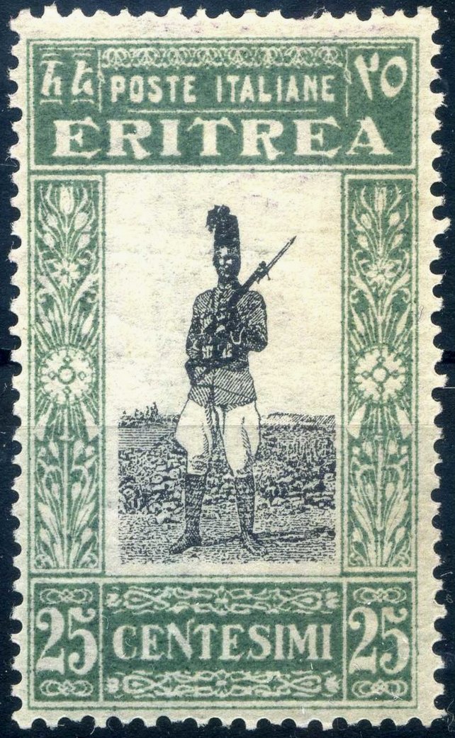 Stamps : Francobolli Eritrea 1930 : Issued 25c